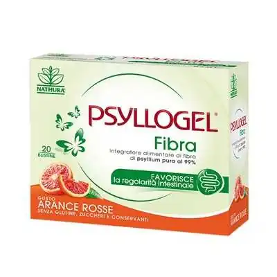 PSYLLOGEL Fibra Arance Rosse 20 Bustine, NATHURA SpA a socio unico