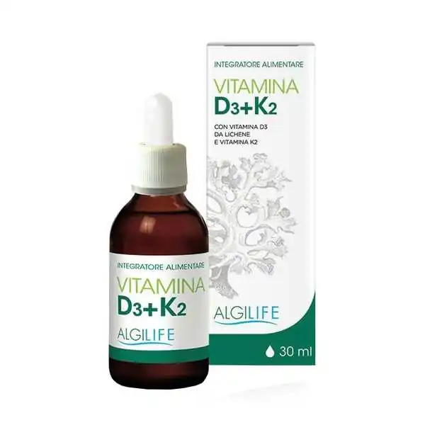 Algilife Vitamina D3+K2 Gocce 30 ml | Farma di Fiducia