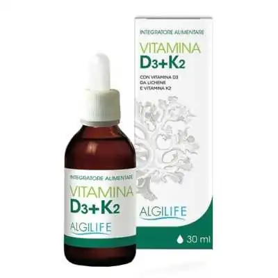 Algilife Vitamina D3+K2 Gocce 30 ml | Farma di Fiducia