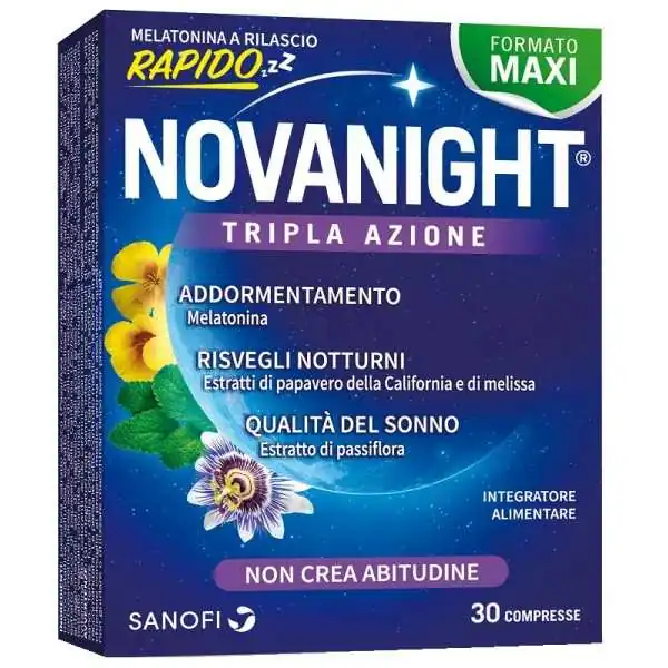 NOVANIGHT 30 Compresse A Rilascio Rapido, SANOFI Srl
