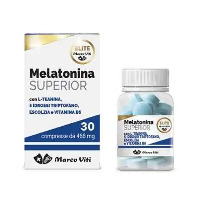 Melatonina Superior 30 Compresse - LOTTO SCAD. 12/22, MARCO VITI FARMACEUTICI SpA