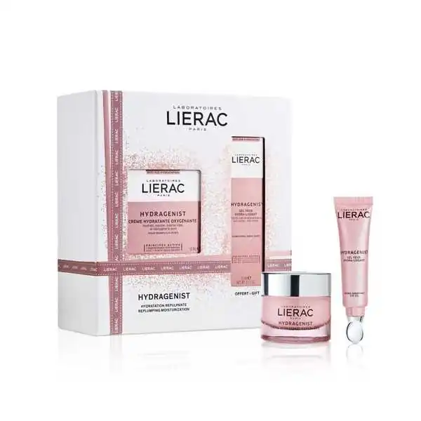 Lierac Cofanetto Hydragenist Crema 50 ml + Gel Occhi 15 ml, Lierac