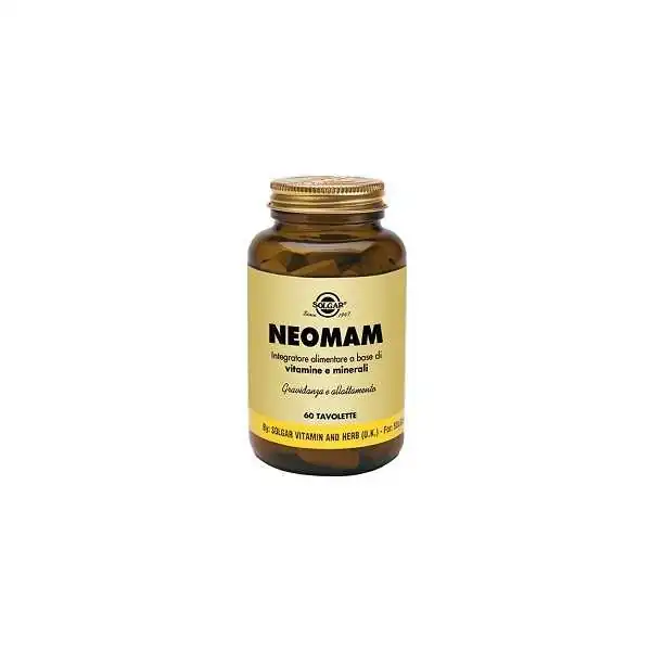 Solgar Neomam 120 Tavolette Integratore per la donna in Gravidanza e Allattamento, SOLGAR IT. MULTINUTRIENT SpA