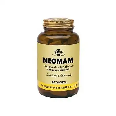 Solgar Neomam 120 Tavolette Integratore per la donna in Gravidanza e Allattamento, SOLGAR IT. MULTINUTRIENT SpA