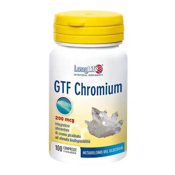 LONGLIFE GTF CHROMIUM 100 COMPRESSE, PHOENIX Srl - LONGLIFE