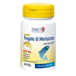 LONGLIFE OLIO di FEGATO di MERLUZZO 500MG 60 PERLE