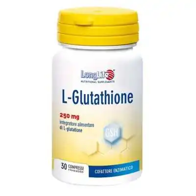 LONGLIFE L-Glutathione 30 Compresse | Farma di Fiducia