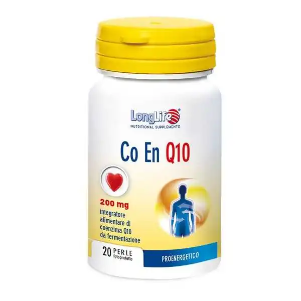 LONGLIFE CoenzimaQ10 200mg 20 Perle, PHOENIX Srl - LONGLIFE