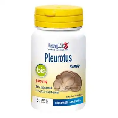 LONGLIFE Pleurotus BIO 60 Capsule, PHOENIX Srl - LONGLIFE