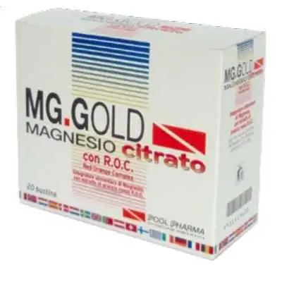 MG.GOLD MAGNESIO CITRATO 20 BUSTINE, Pool Pharma