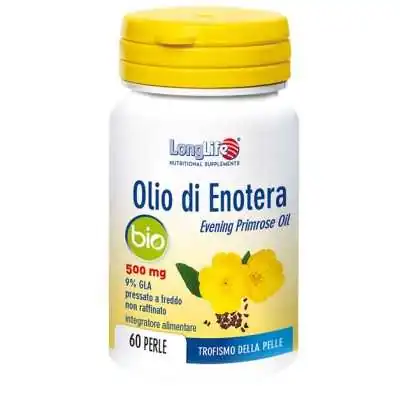 Longlife Olio Enotera Bio 60 Perle, PHOENIX Srl - LONGLIFE
