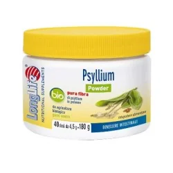 LongLife Psyllium Powder Bio Barattolo da 40 dosi da 4,5 g., PHOENIX Srl - LONGLIFE