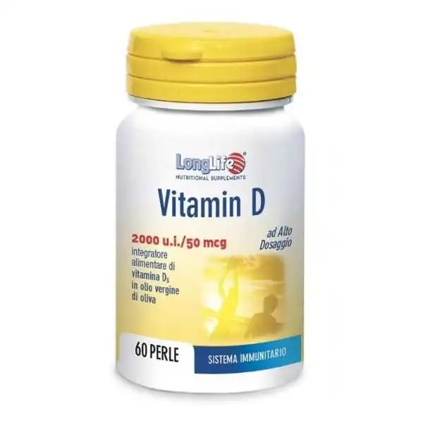 LONGLIFE Vitamina D2000UI 60 Perle, PHOENIX Srl - LONGLIFE