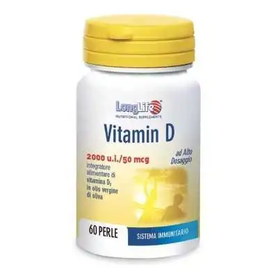 LONGLIFE Vitamina D2000UI 60 Perle, PHOENIX Srl - LONGLIFE