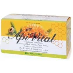 Apivital 15 Flaconcini 20 ml, FARMADERBE Srl