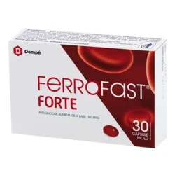 Ferrofast Forte 30 Capsule Molli, DOMPE' FARMACEUTICI SpA