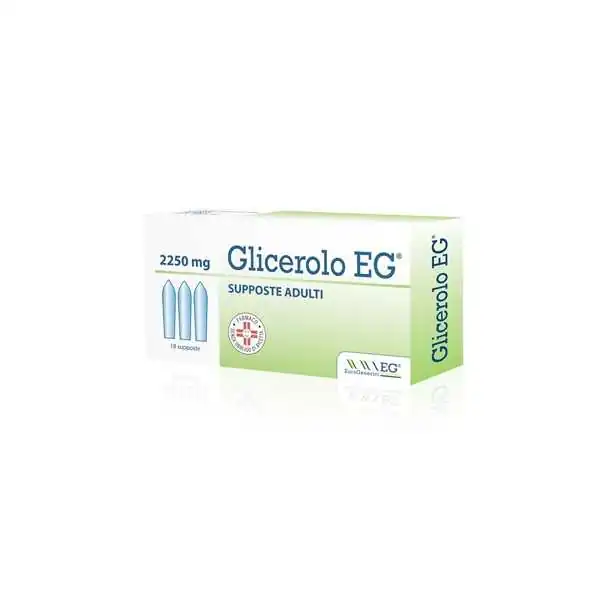 GLICEROLO EG  18Supposte Adulti 2250mg, EG SpA