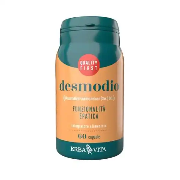 Erbavita Desmodium 60 Capsule Depurazione Fegato, ERBA VITA GROUP SpA