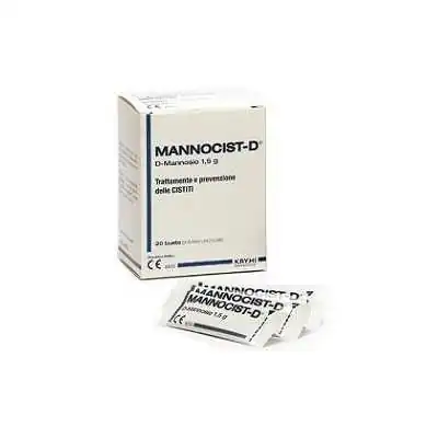 Mannocist D 20 Bustine Trattamento e prevenzione delle CISTITI Dispositivo Medico CE 0373, VEMEDIA PHARMA Srl