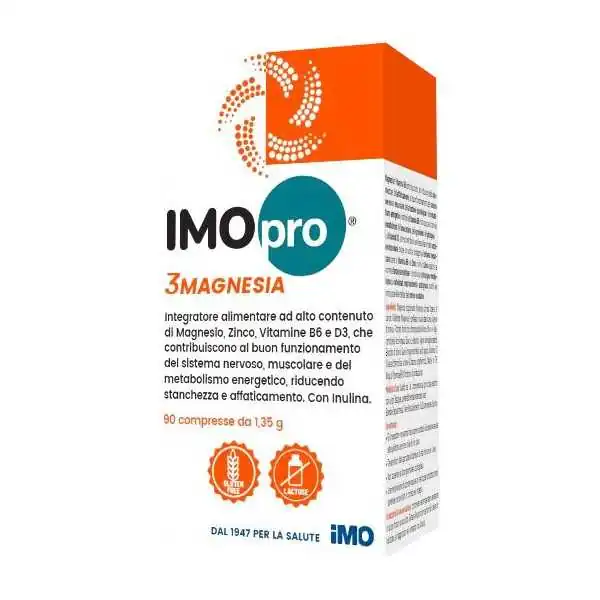 IMOPRO 3 MAGNESIA 90 Compresse - Tre sali di Magnesio, IMO SpA
