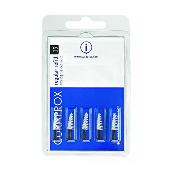Curaprox CPS Regular 15 5 Scovolini con Supporto, Curaprox