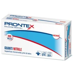 PRONTEX Guanto Nitrile Senza Polvere Taglia Piccola 100 Pezzi, SAFETY SpA