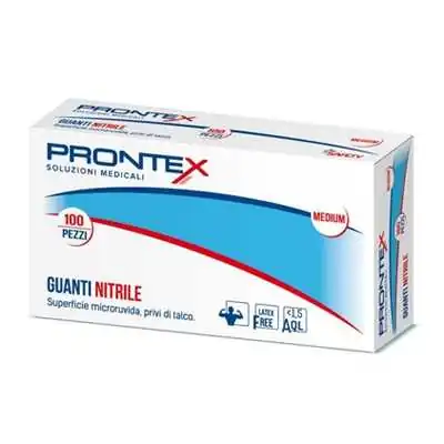 PRONTEX Guanto Nitrile Senza Polvere Taglia Piccola 100 Pezzi, SAFETY SpA