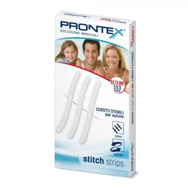 Prontex Stitch Strips 6x75 10 Pezzi, SAFETY SpA