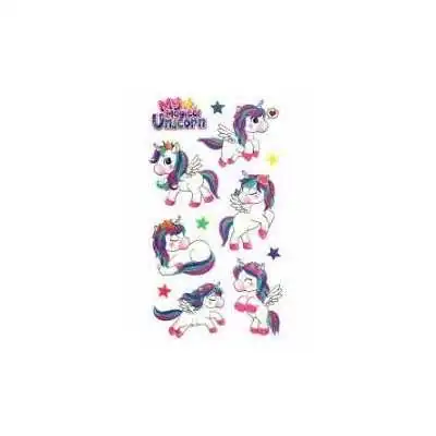 Sugar Baby Tattoo per bambini Unicorni 35 Pezzi, LR COMPANY Srl