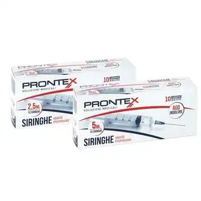 Siringa Prontex 2,5ml Ago Indolore 10 Pezzi, SAFETY SpA
