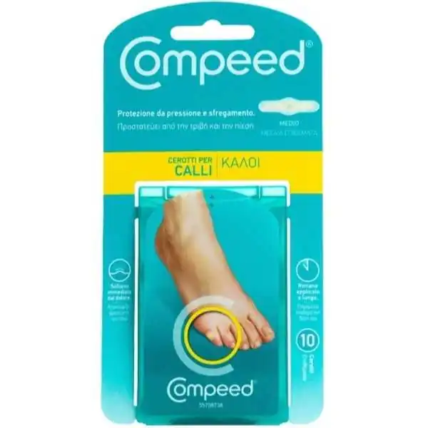 Compeed Calli Medio 10 Pezzi, HRA PHARMA ITALIA Srl