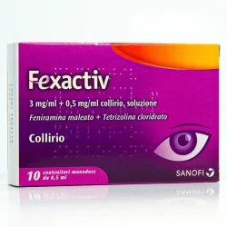 FEXACTIV Collirio Decongestionante Antistaminico 10 Flaconcini  Monodose0,5ML, SANOFI Srl