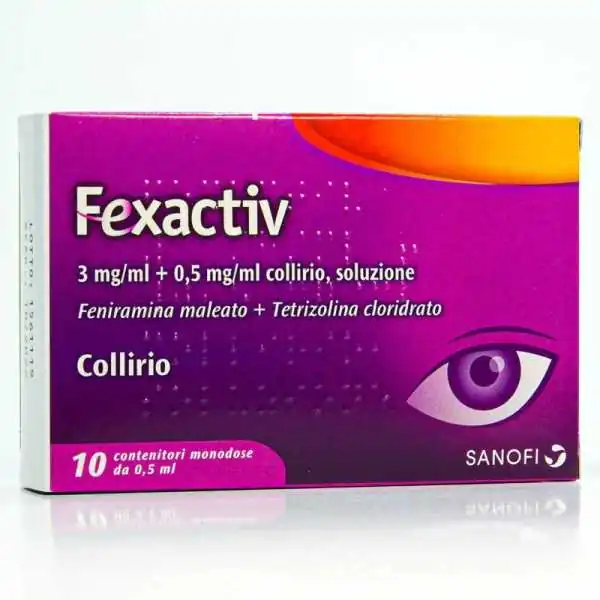 FEXACTIV Collirio Decongestionante Antistaminico 10 Flaconcini  Monodose0,5ML, SANOFI Srl