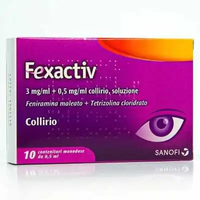 FEXACTIV Collirio Decongestionante Antistaminico 10 Flaconcini  Monodose0,5ML, SANOFI Srl