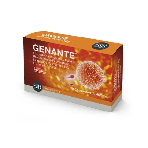 GENANTE 30 Compresse Revifast con Acido Folico e Vitamine Gruppo B, S&amp;R FARMACEUTICI SpA