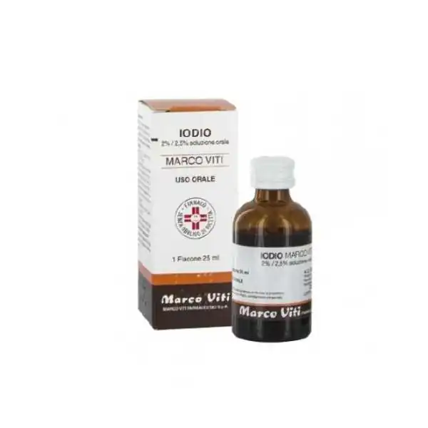 Iodio Soluzione Orale 25ML, MARCO VITI FARMACEUTICI SpA