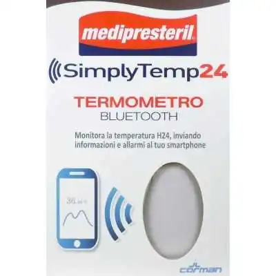 Medipresteril SimplyTemp24 Termometro Bluetooth, CORMAN SpA