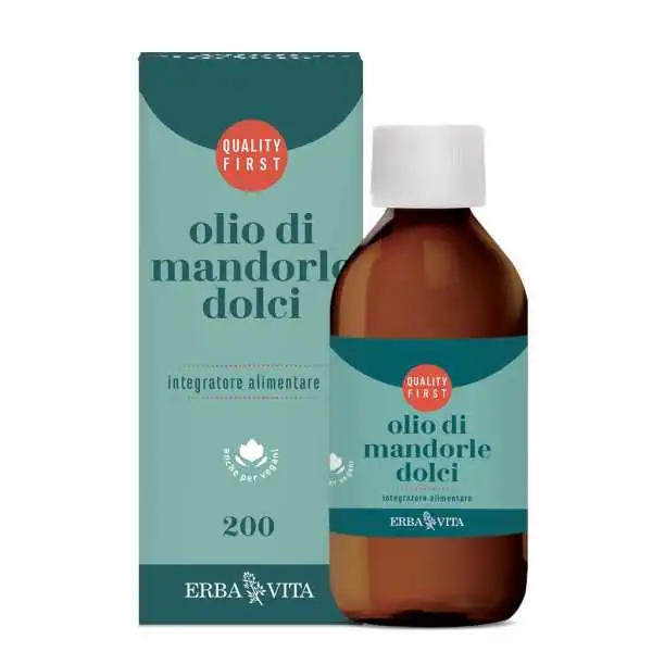 Erbavita Olio di Mandorle Dolci 200 ml | Farma di Fiducia