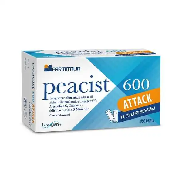 PEACIST 600 Attack 14 Stick Pac, FARMITALIA Srl - SOC. UNIPERS.