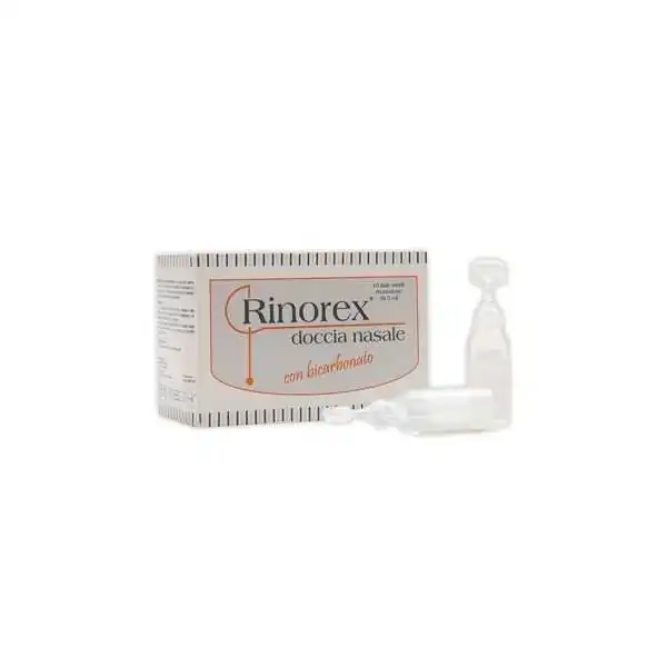 Rinorex Doccia Nasale Con Bicarbonato 15 Flacconcini x 5ml, STEWART ITALIA Srl