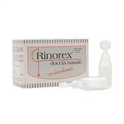 Rinorex Doccia Nasale Con Bicarbonato 15 Flacconcini x 5ml, STEWART ITALIA Srl