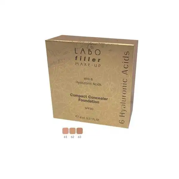 Fondotinta Compatto Correttore SPF 30 61, LABO INTERNATIONAL Srl
