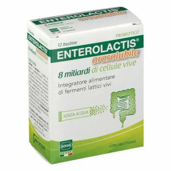 Enterolactis 8 Miliardi 12 Bustine Orosolubili, Sofar