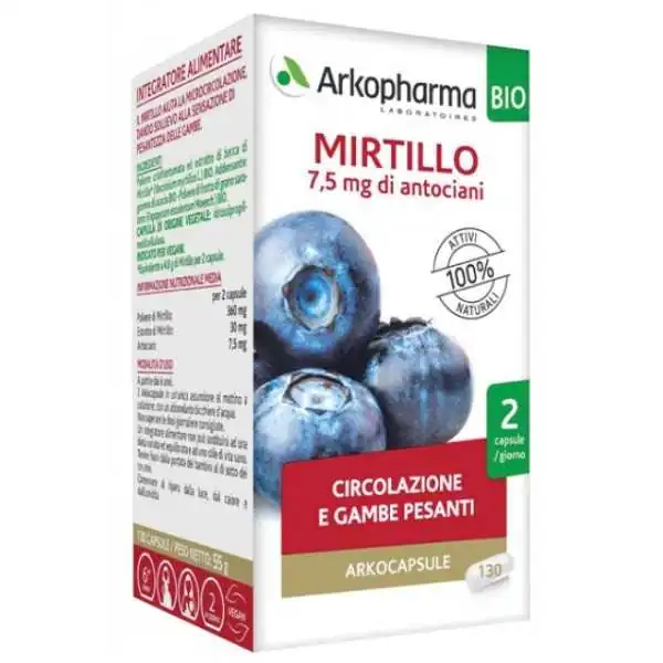 ARKOPHARMA MIRTILLO Bio 40 Capsule, Arkopharma