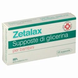 ZETALAX  18 Supposte Pediatriche Glicerolo |Farma di Fiducia