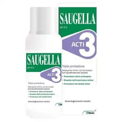 Saugella ACTI3 Detergente Intimo 250 ml  |  RIsparmia In Farmacia