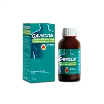 Gaviscon*OS 500+267mg/10ml Menta Flacone 200ml  |  Risparmina In Farmacia