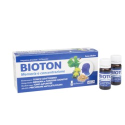 Bioton Eleuterococco Memoria e Concentrazione 14 flaconcini da 10 ml, Sellafarmaceutici