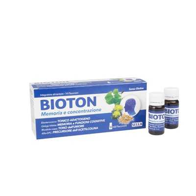 Bioton Eleuterococco Memoria e Concentrazione 14 flaconcini da 10 ml, Sellafarmaceutici