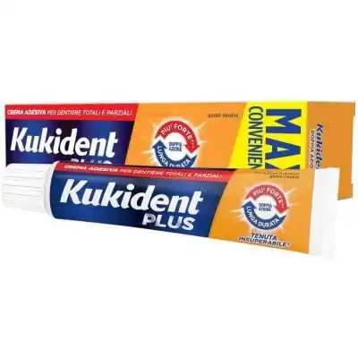 KUKIDENT PLUS DOPPIA AZIONE CREMA ADESIVA 65g | Risparmia in Farmacia